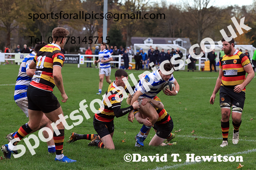 Tynedale v Harrogate, Tynedale Park, Corbridge.   Photo: David T. Hewitson/Sports for All Pics